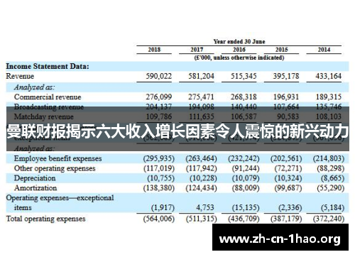 曼联财报揭示六大收入增长因素令人震惊的新兴动力